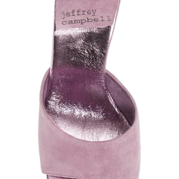 🚫SOLD🚫Jeffery Campbell Mr Big Heel lilac metalic - Picture 2 of 4